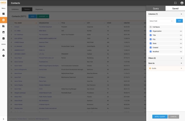 Custom CRM, screenshot 2