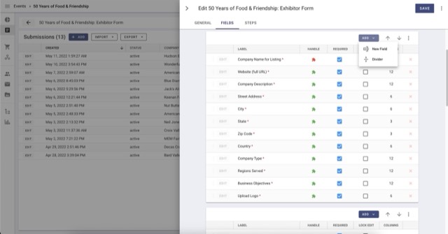 Events Platform, screenshot 3