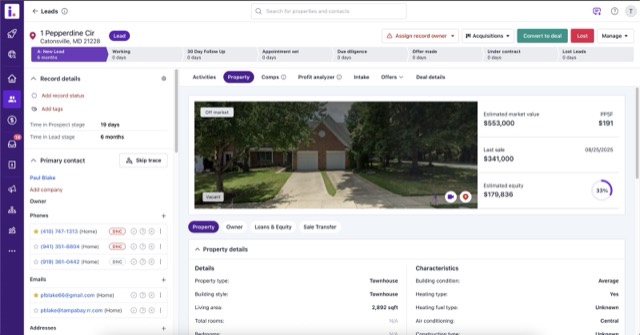 Real Estate Investor CRM, screenshot 4