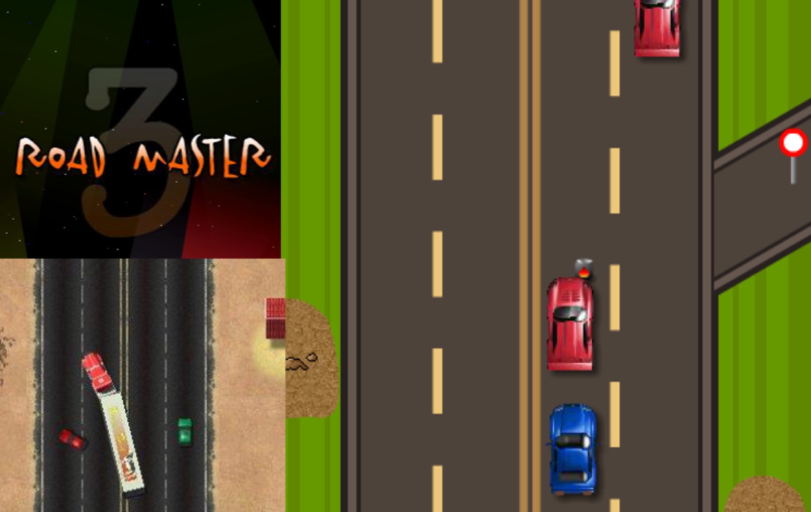 RoadMaster / X Stunt Bike, screenshot 1