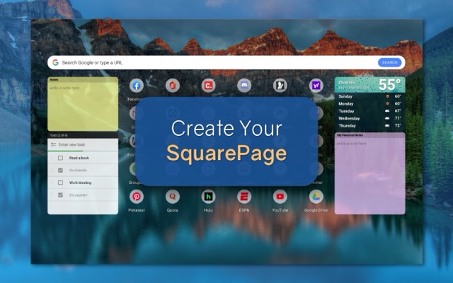 SquarePage Chrome Extension, screenshot 3