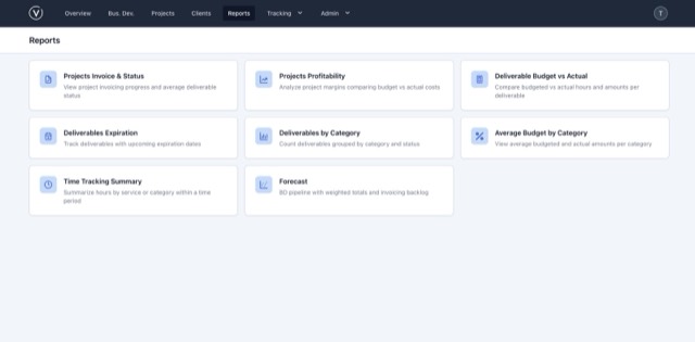 Client & Project Management Software, screenshot 2